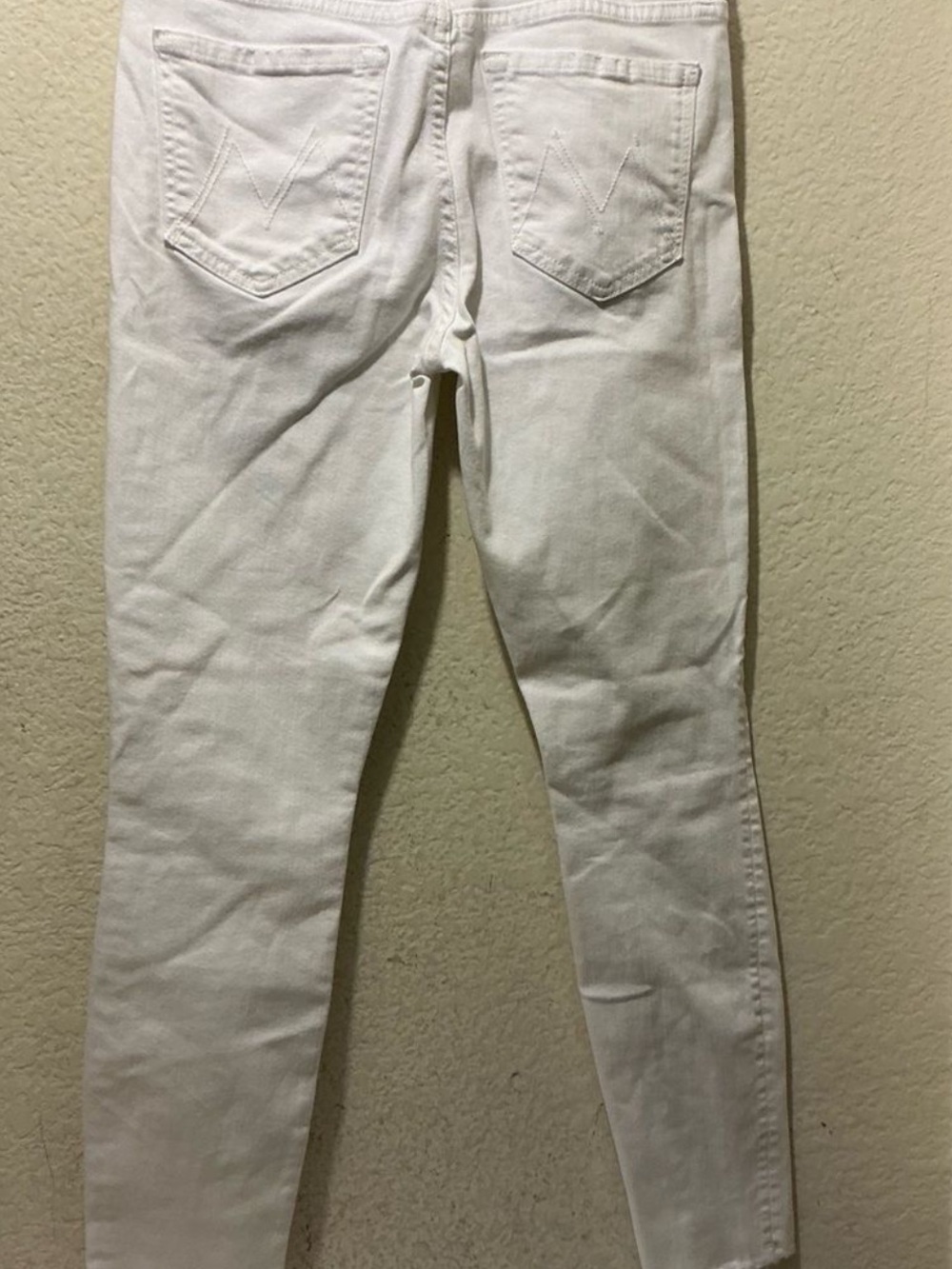 Mother High-Waisted Looker Ankle Fray Skinny Raw Hem Jeans Size 28 - Picture 7 of 10